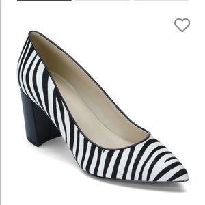 🦓 NIB Marc Fisher Zebra Print Pumps size 10